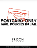 Return to Sender: Postcard-only Mail Policies in Jails