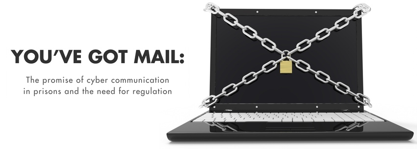 report cover image depicting a laptop with chains across it, forming the shape of an envelope across the screen