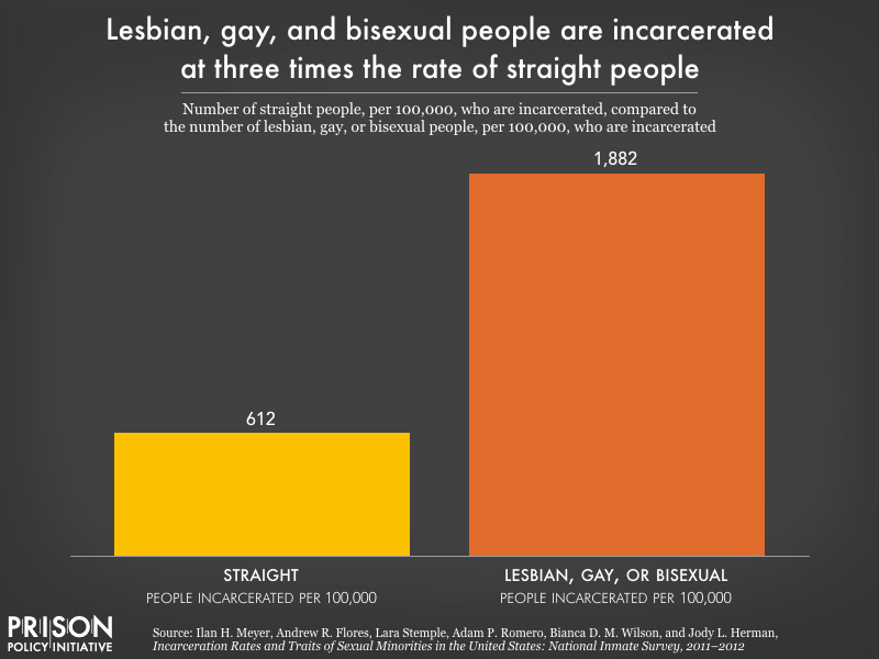 Visualizing The Unequal Treatment Of Lgbtq People In The Criminal Justice System Prison Policy Initiative