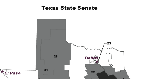 Incarcerated populations in Texas Senate districts | Prison Policy ...