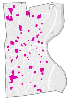 A reduction to 100-ft. zones around schools & day care centers in Hartford, CT